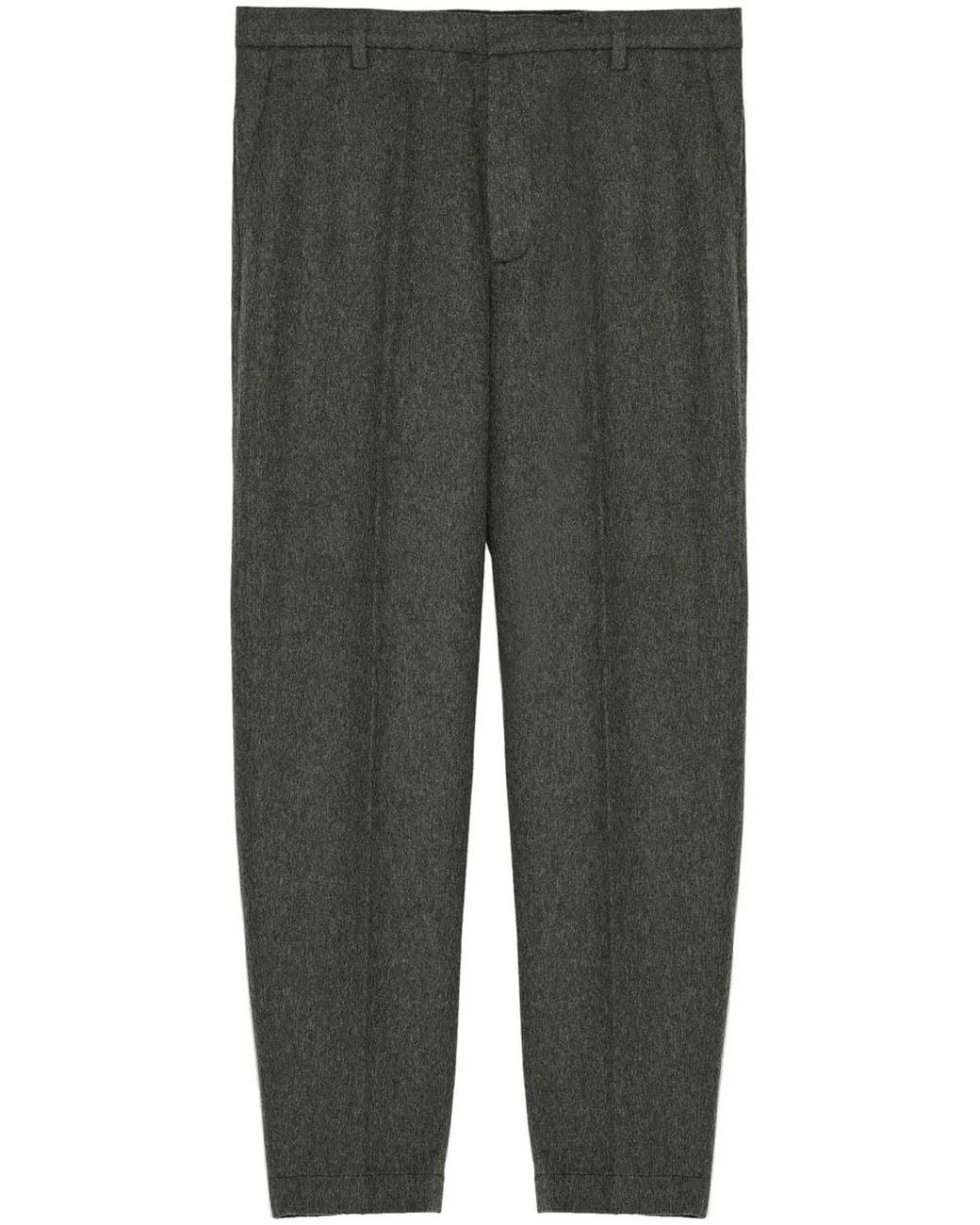 Yves Salomon Gray Virgin Wool Chinos for men