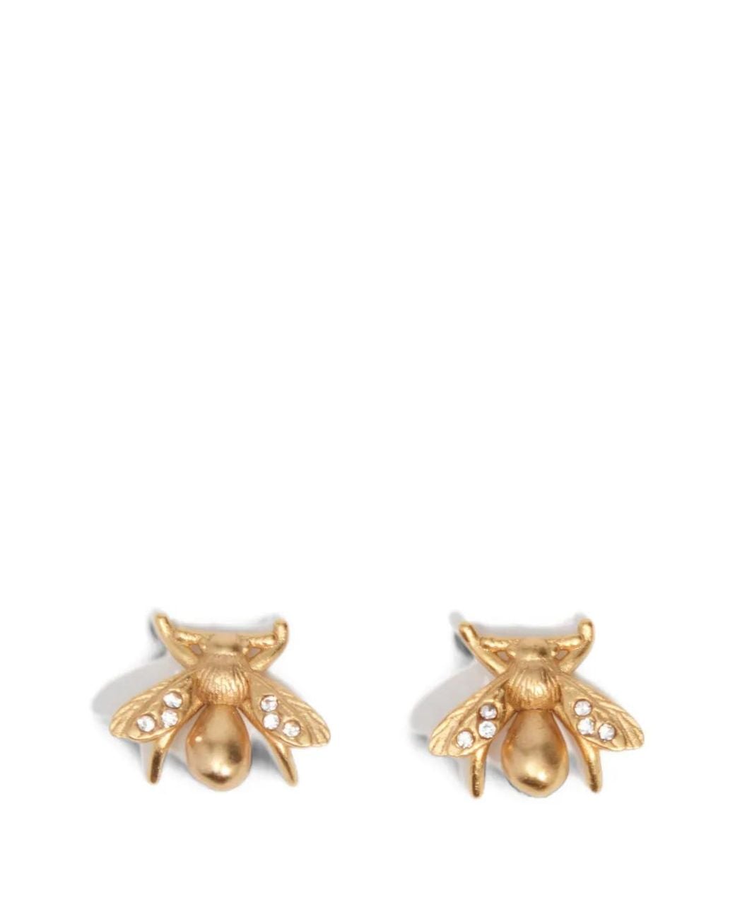 Bimba Y Lola Metallic Bee Earrings