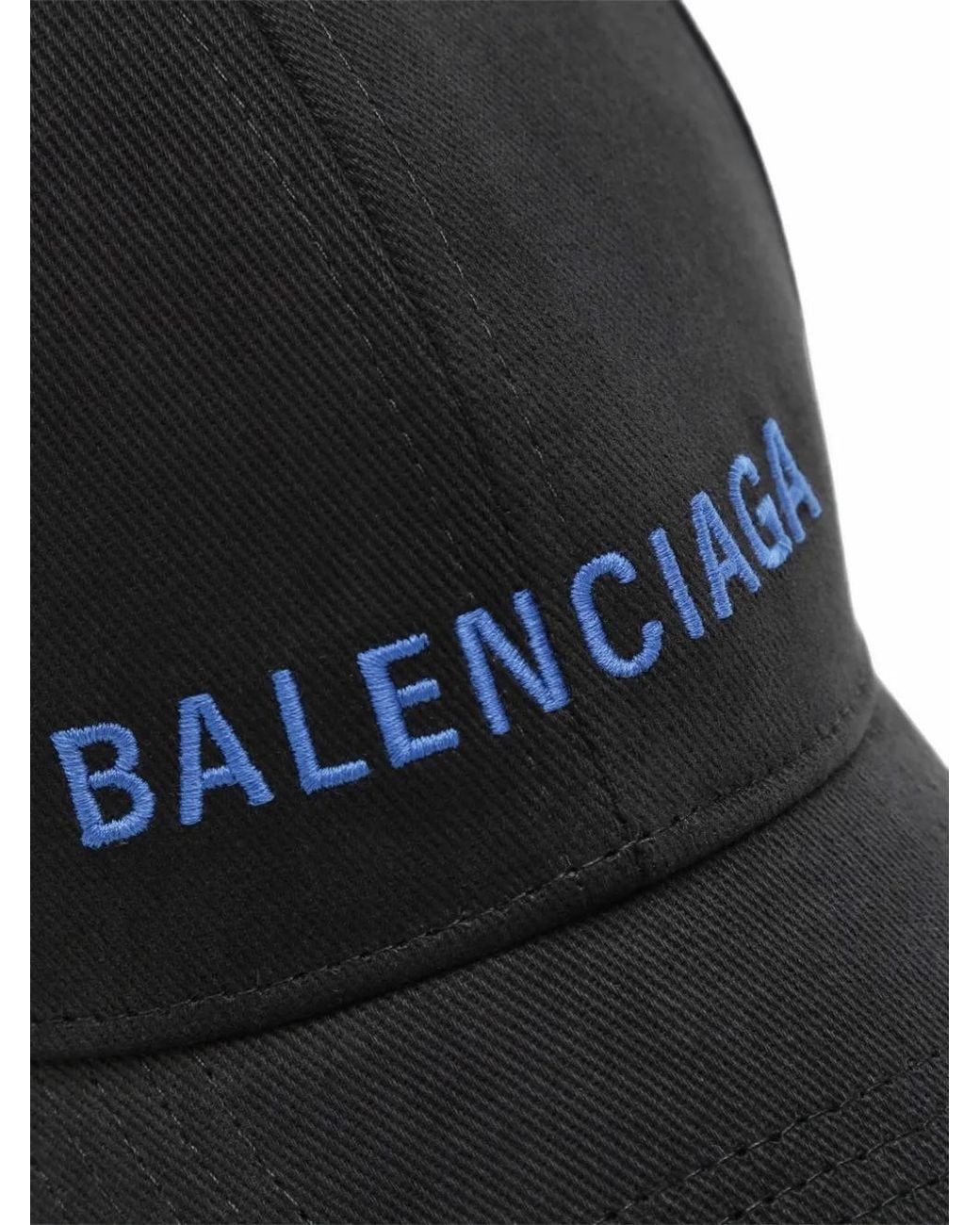 Balenciaga Black Logo Cap for men