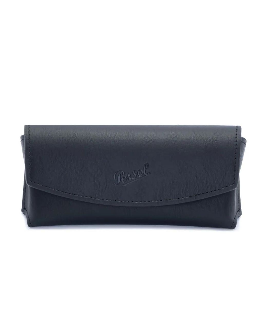 Persol Gray Round-Frame Sunglasses
