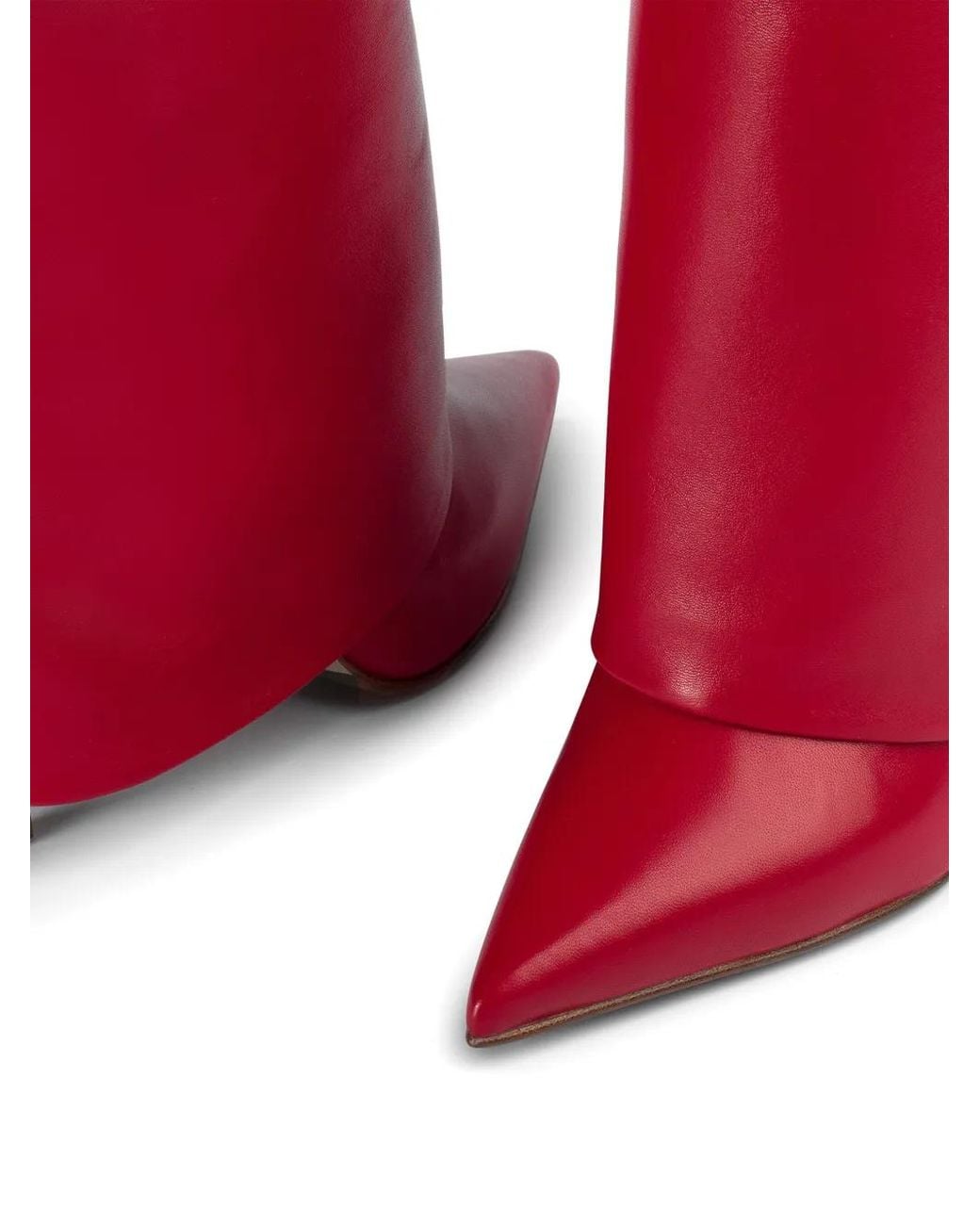 Le Silla Red Andy 120Mm Leather Knee-High Boots