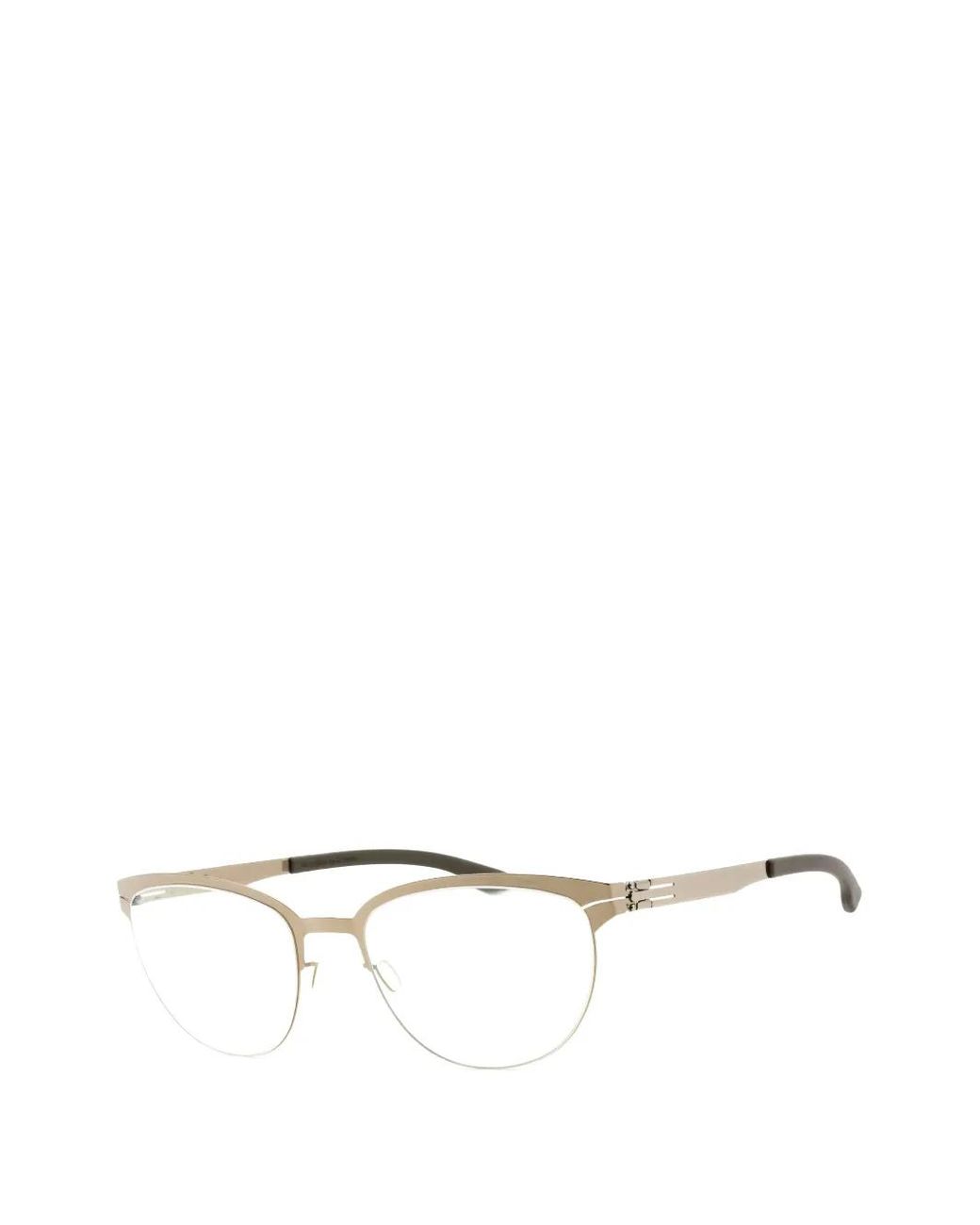 Ic! Berlin Natural Ingenue Oval-Frame Glasses