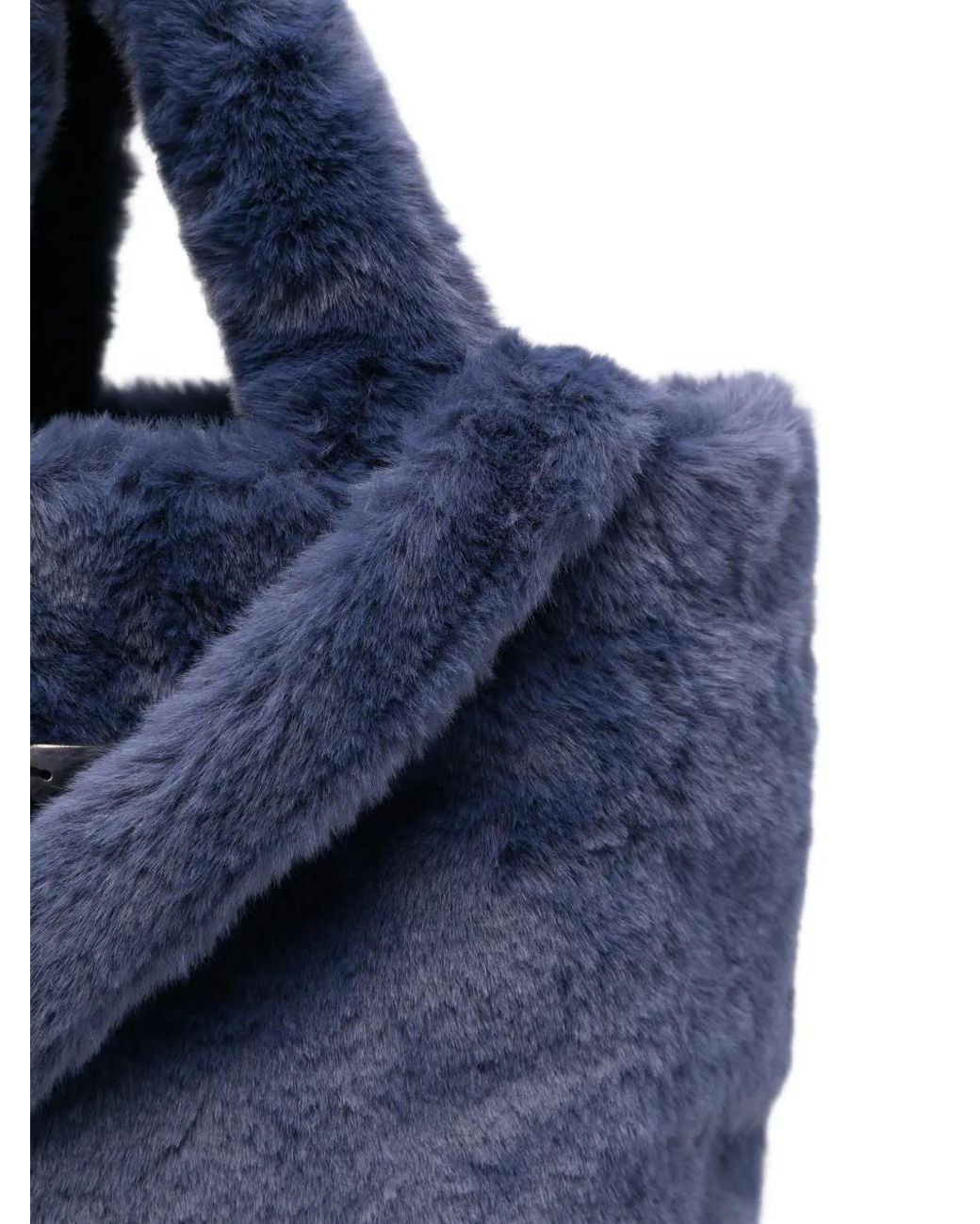 Herno Blue Sac Cabas À Plaque Logo