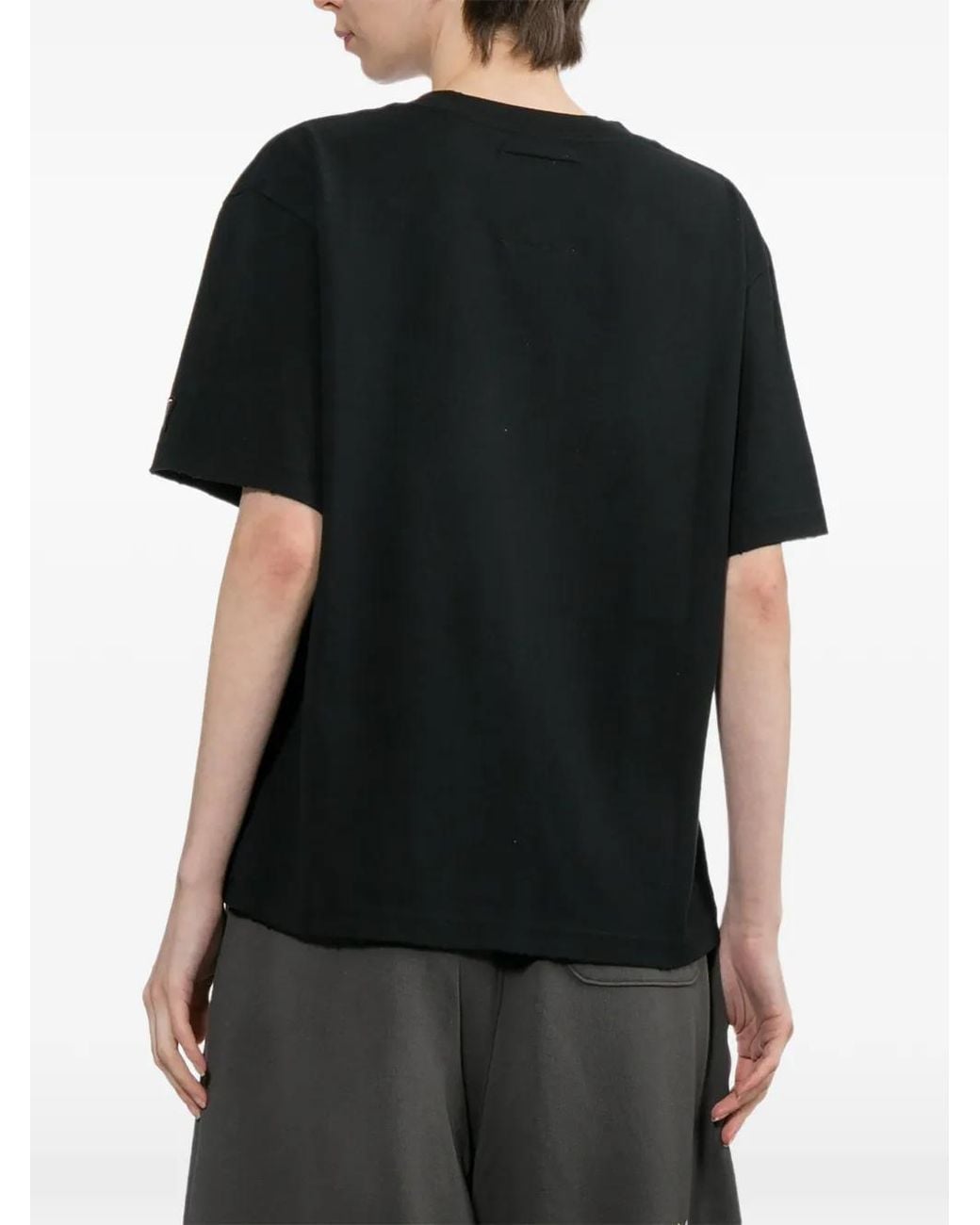 Maison Mihara Yasuhiro Black Leon Doodle Printed T-Shirt