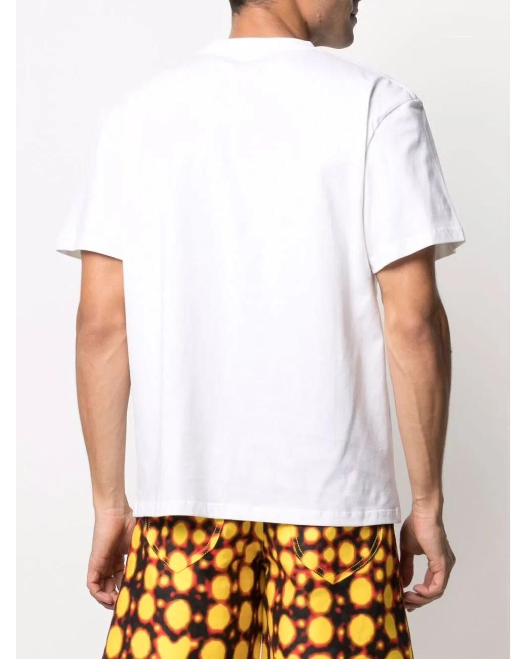 Charles Jeffrey Blue Artwork Cotton T-Shirt for men