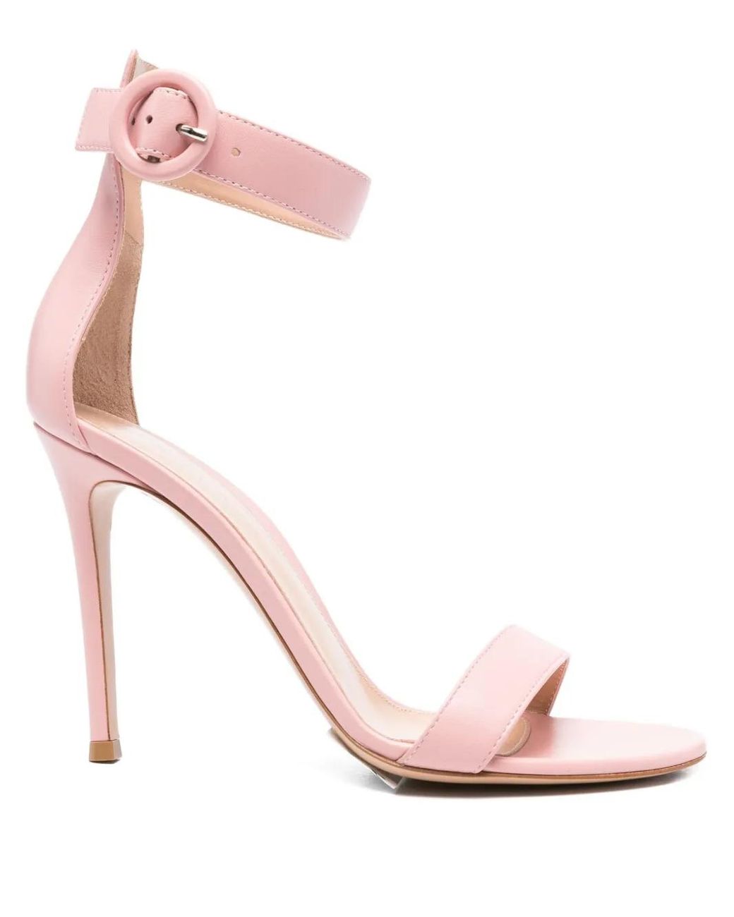 Gianvito Rossi Pink 100Mm Ankle-Strap Sandals