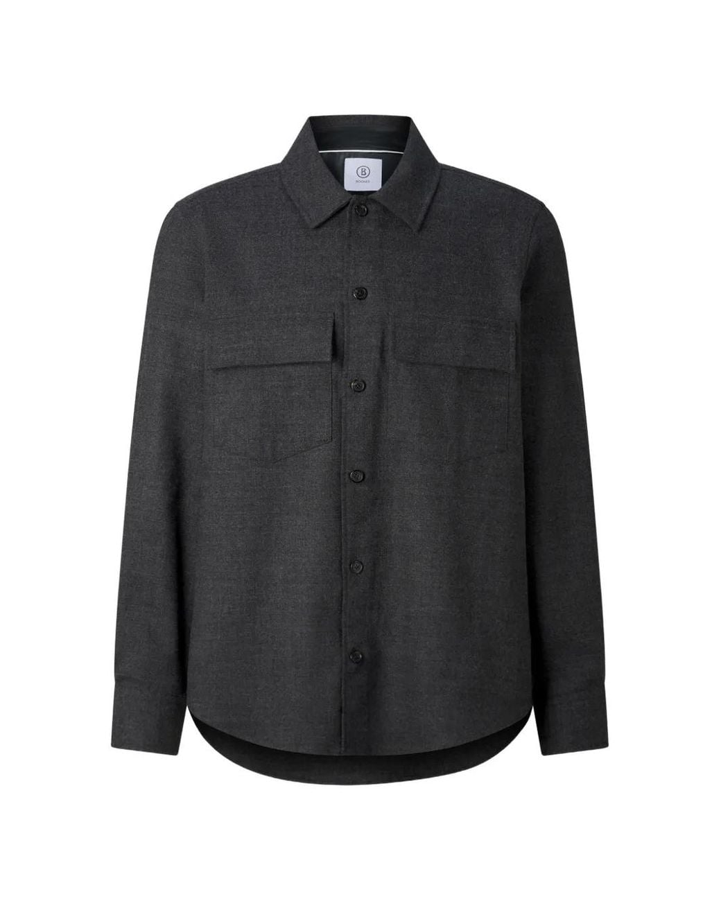 Bogner Black Heiko Patch-Pocket Shirt for men