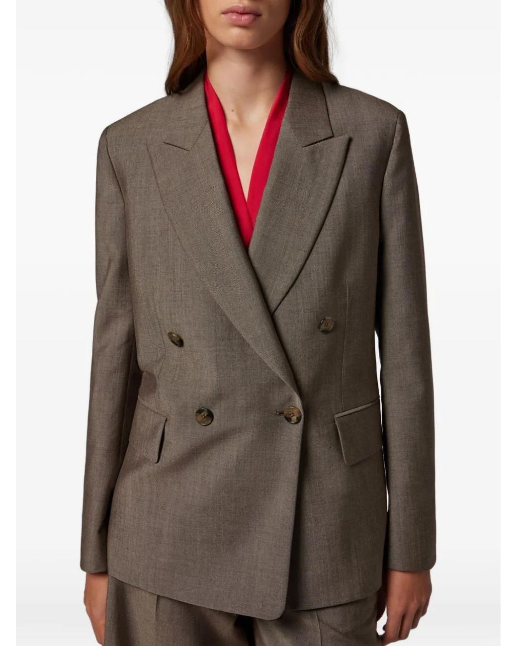 Paul Smith Brown Mohair-Wool Blazer
