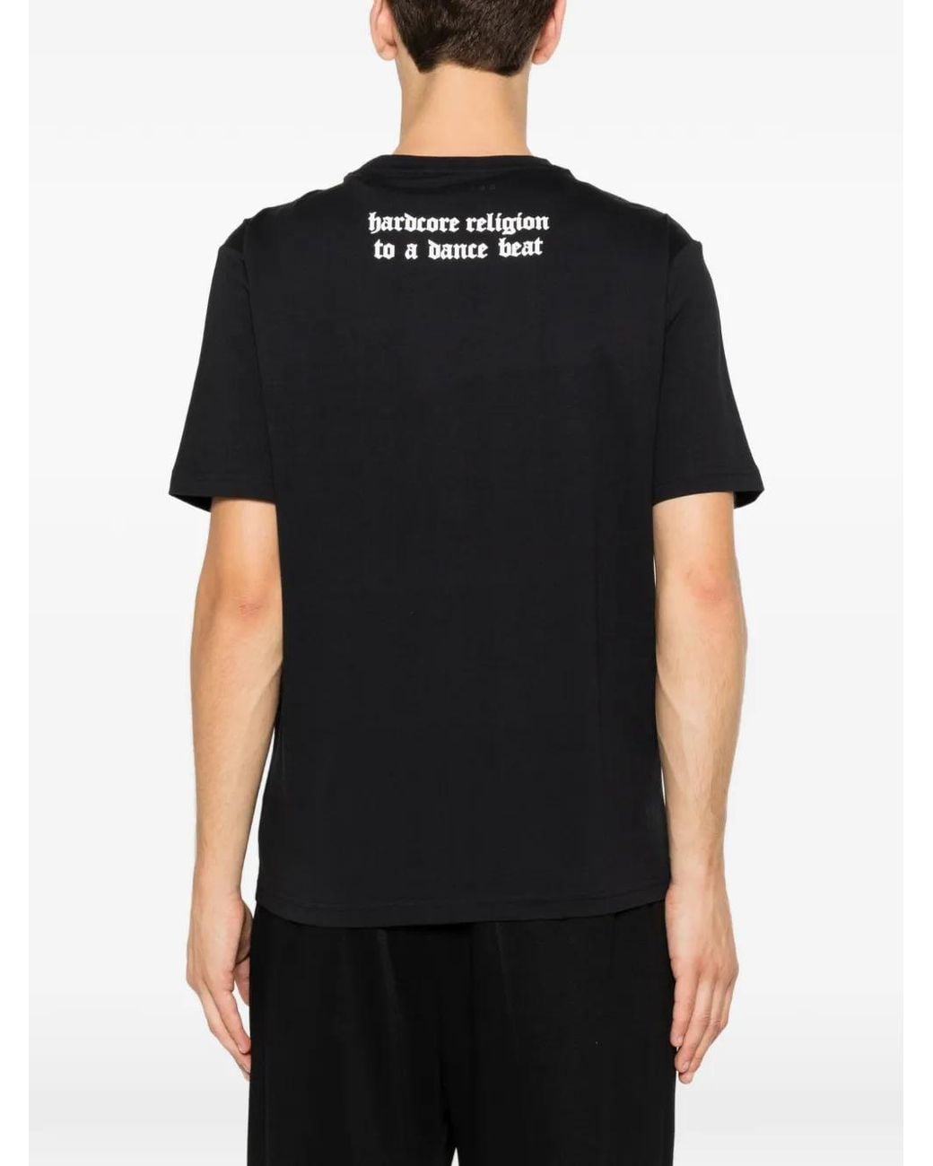 John Richmond Black Zibru T-Shirt for men