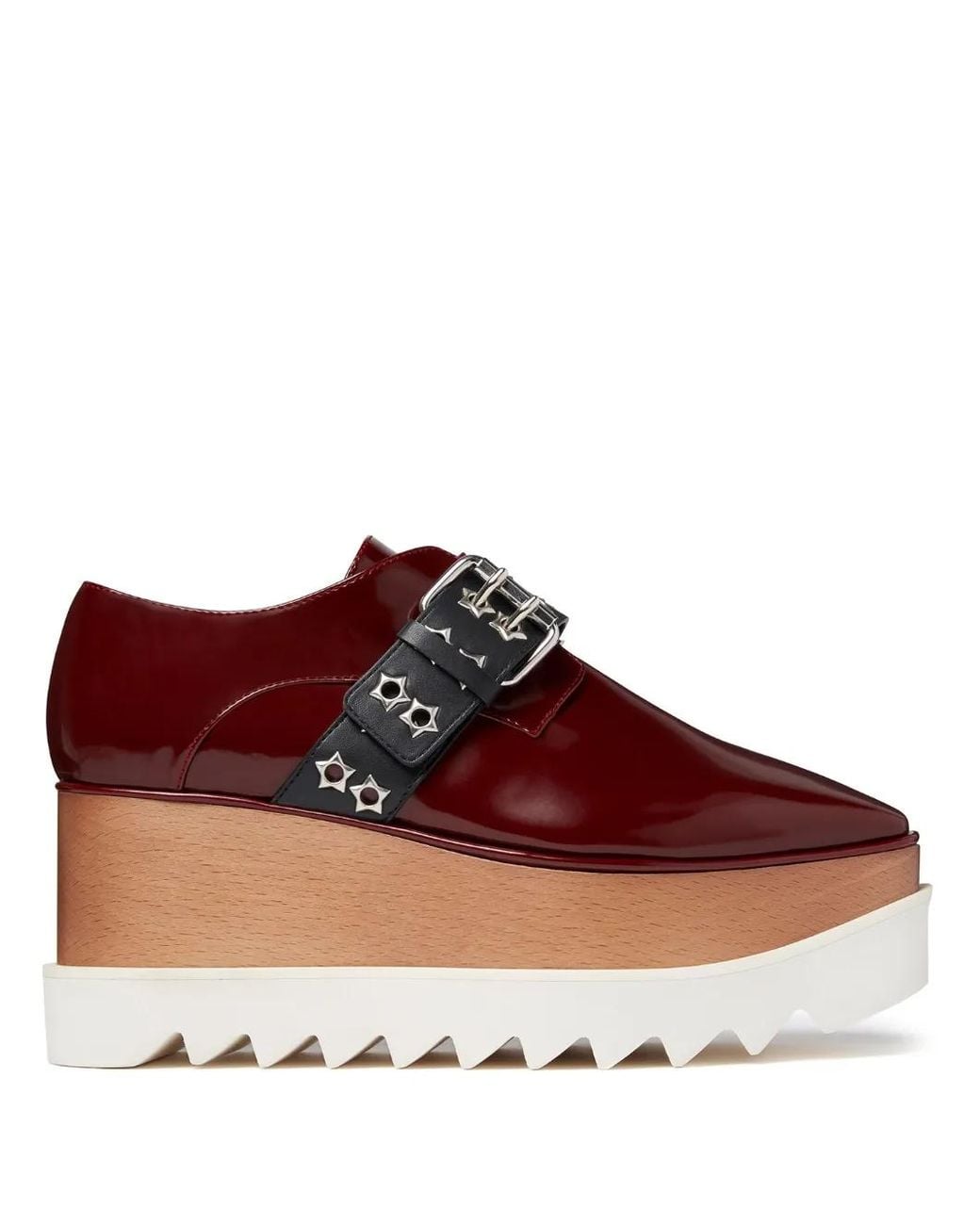 Stella McCartney Red Elyse Buckle-Fastening Pumps