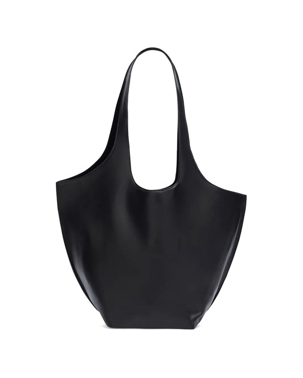 The Attico Black Grand Sac Porté Épaule La Scoop