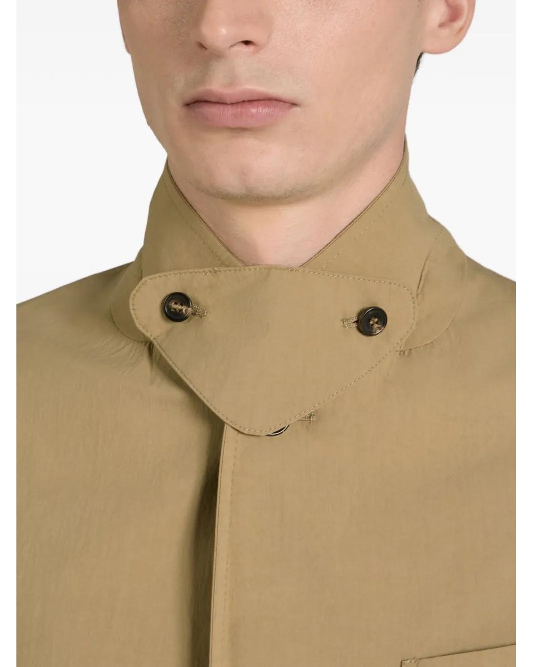 Incotex Natural Throat-Latch Blazer for men