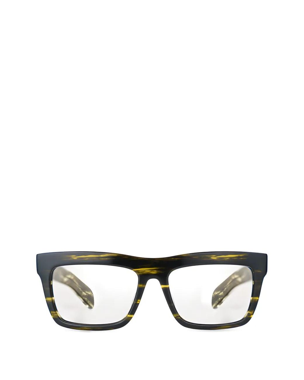Bugatti Black Tortoiseshell-Effect Rectangle-Frame Glasses for men