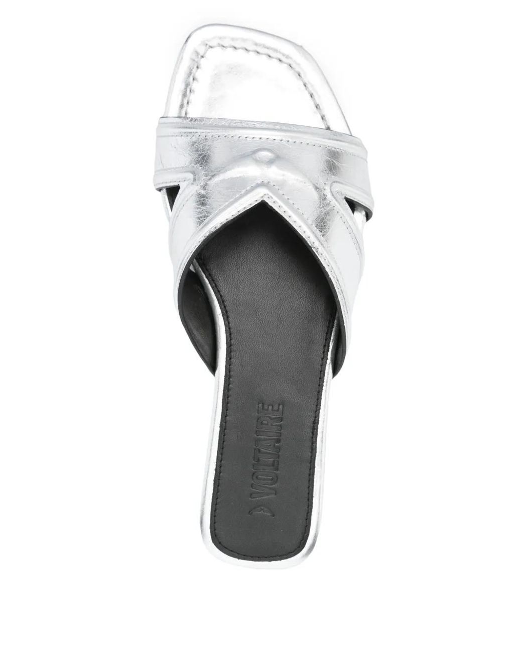 Zadig & Voltaire White Azora Mules