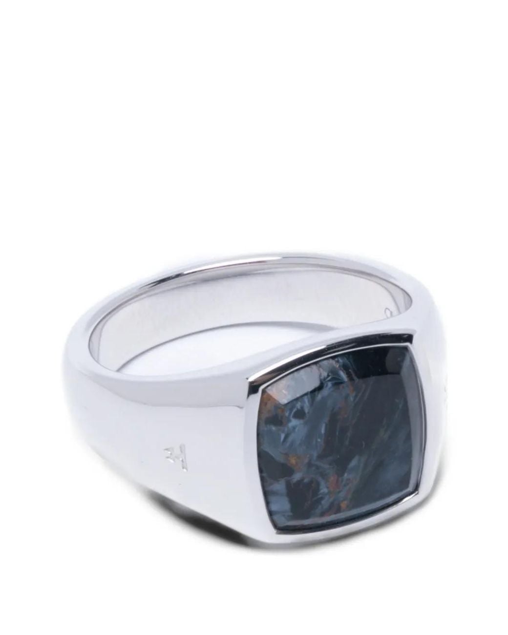 Tom Wood Gray Kay Signet Ring for men