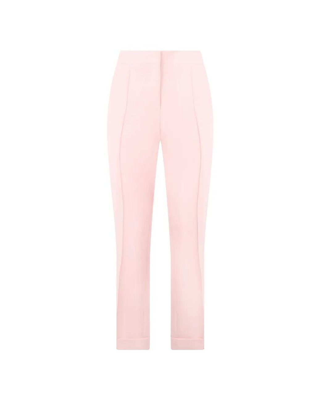 Moschino Pink Pressed-Crease Trousers