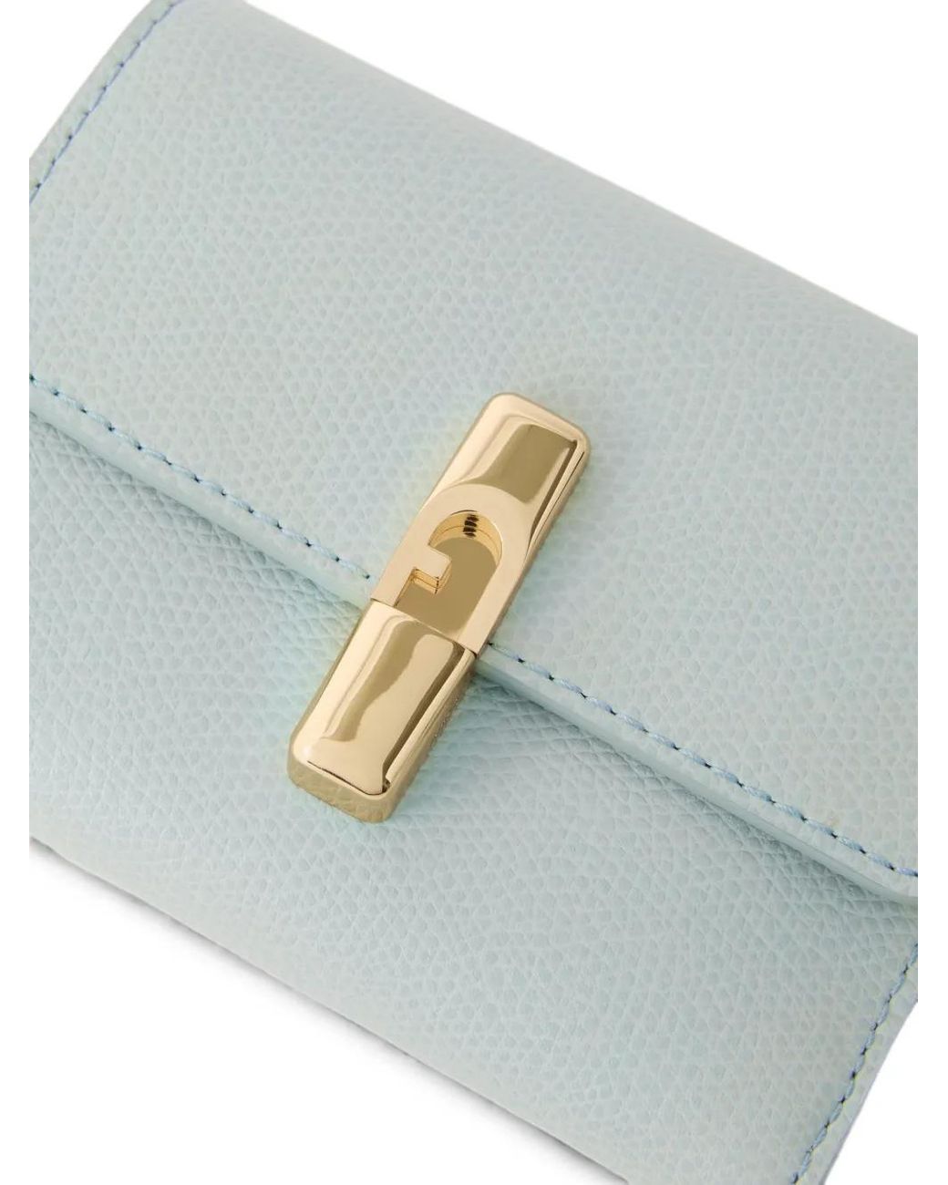 Furla Blue Portefeuille Compact Iride S