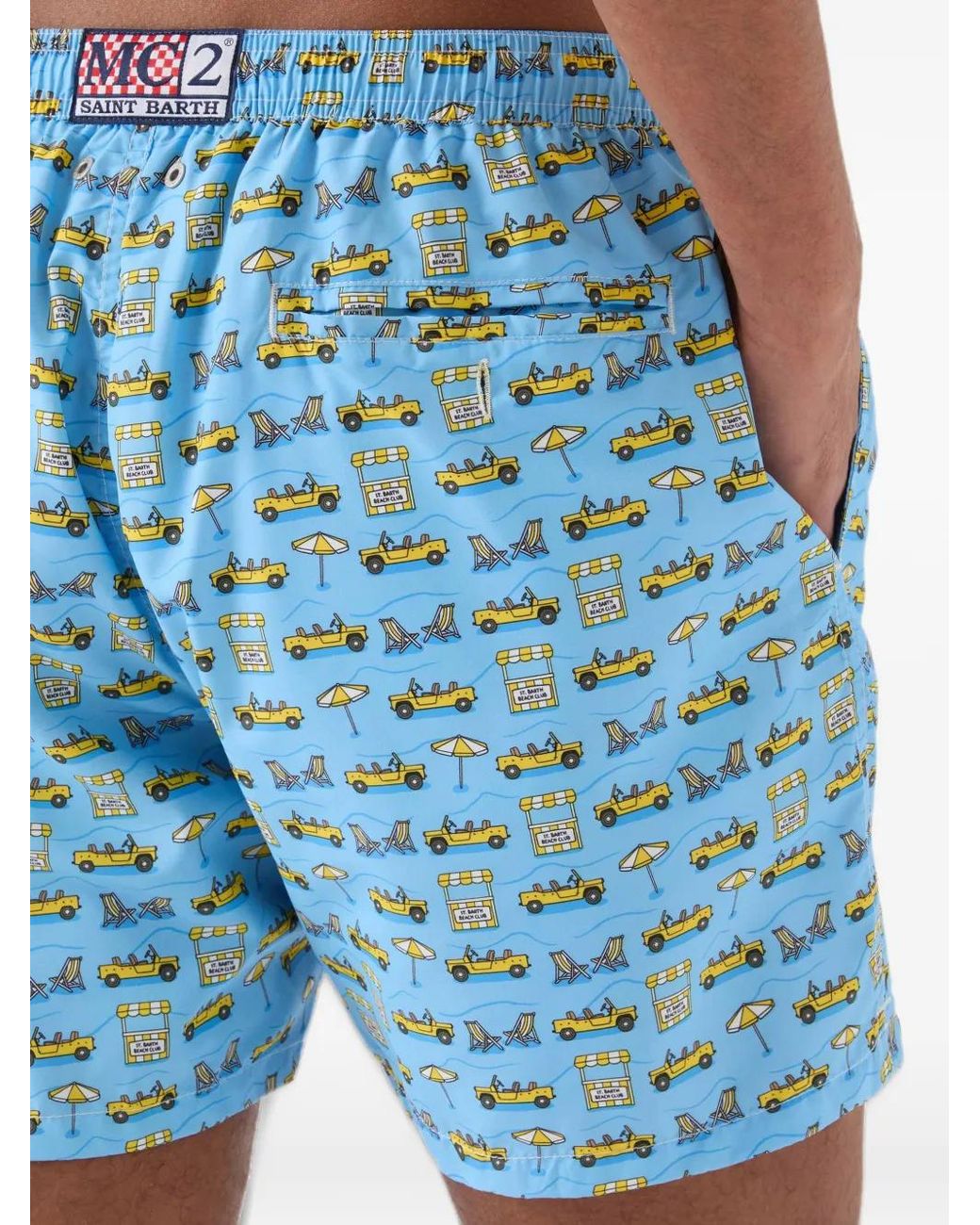 Mc2 Saint Barth Blue Polyester Lighting Micro Fantasy for men