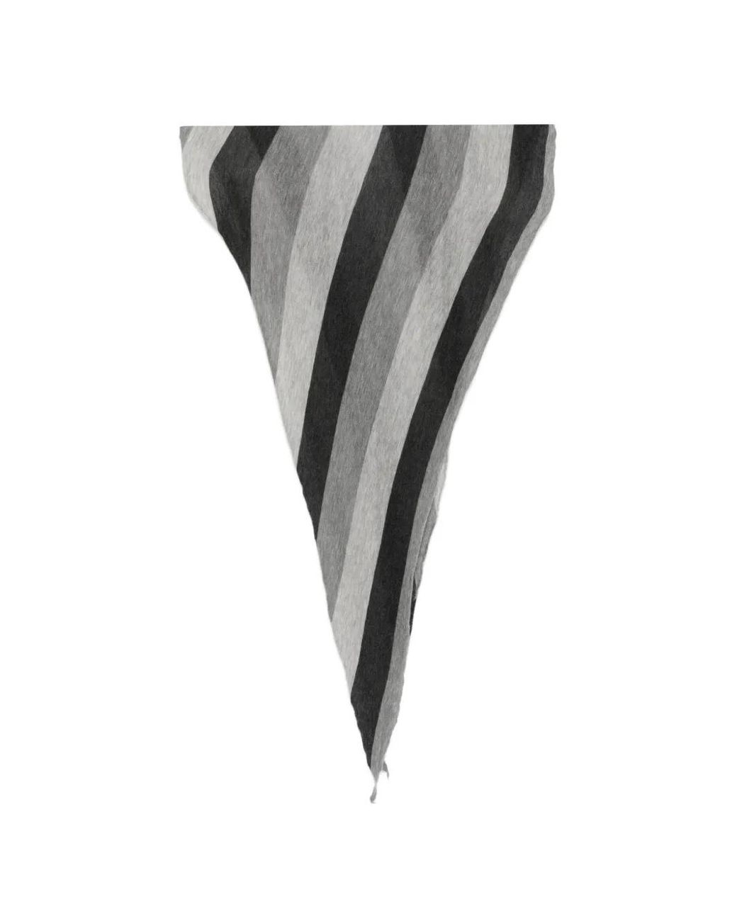 Sciarpa A Righe di Botto Giuseppe in Gray