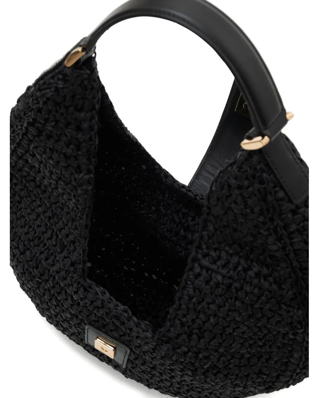 Anine Bing Black Lou Shoulder Bag