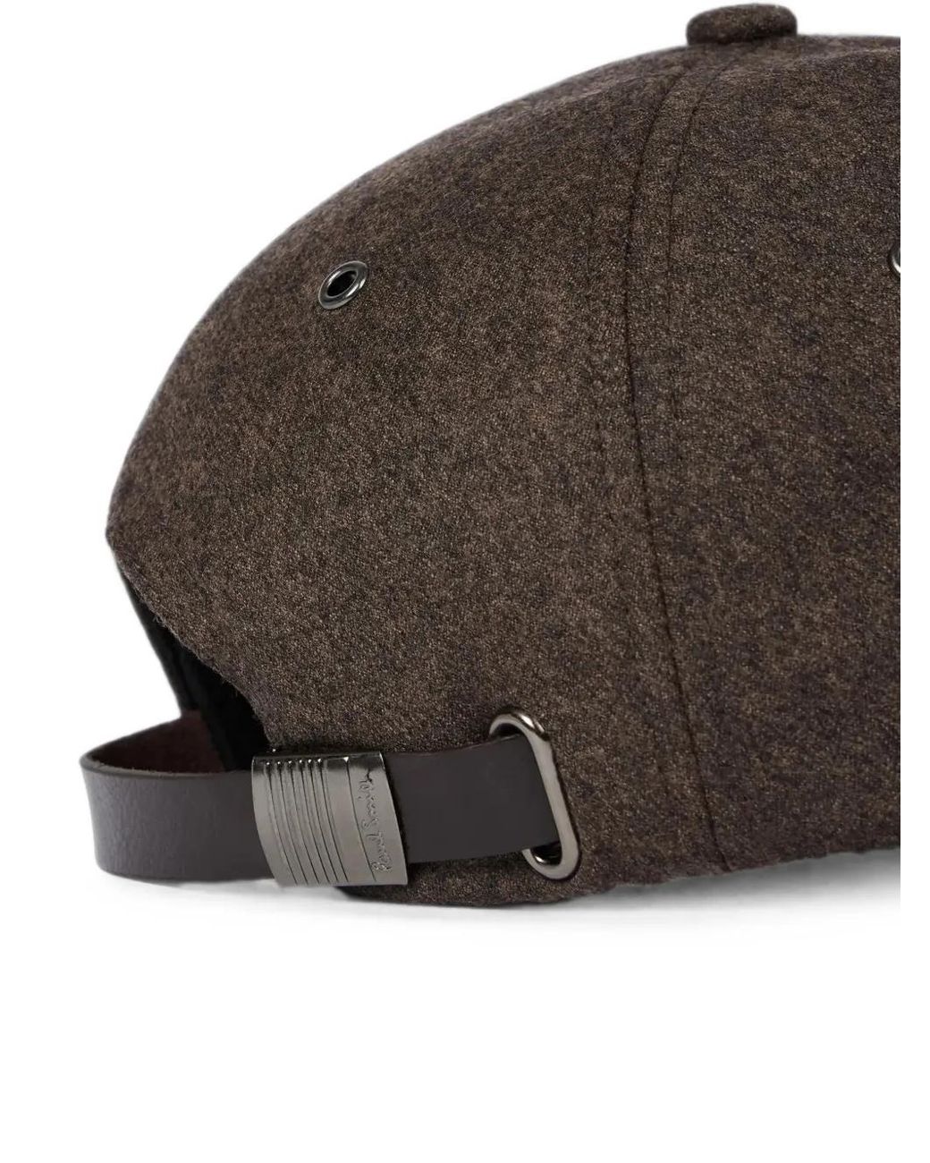Paul Smith Brown Casquette À Patch Logo for men