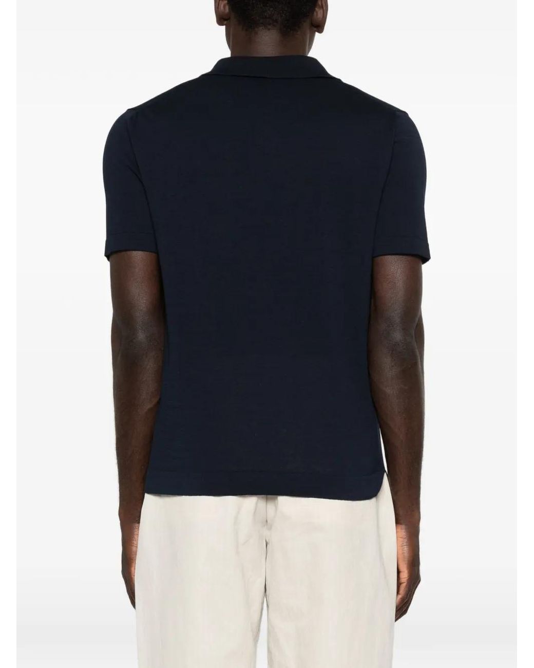 Eraldo Black Collar Polo Shirt for men