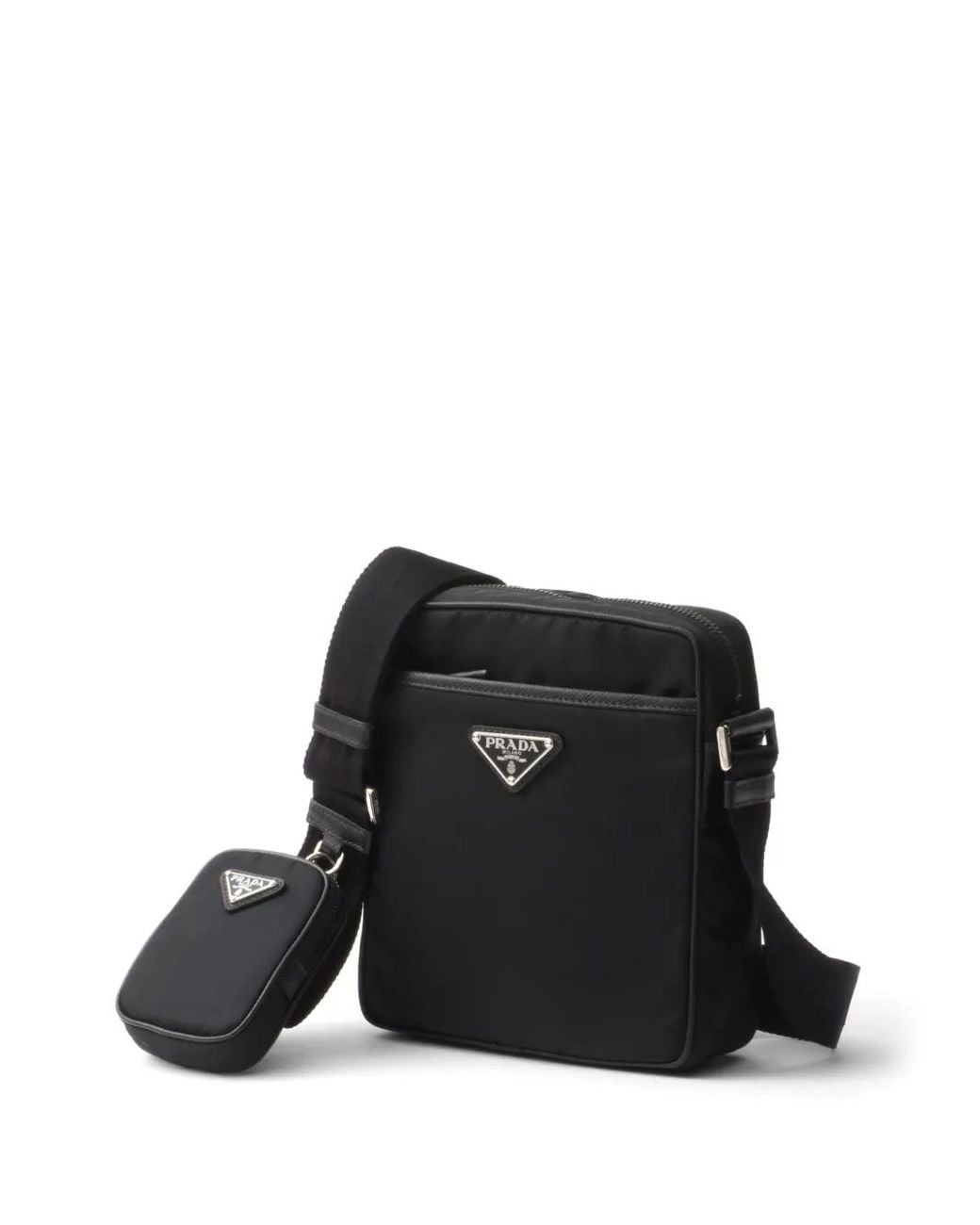 Prada Messengertas Met Logo in het Black voor heren
