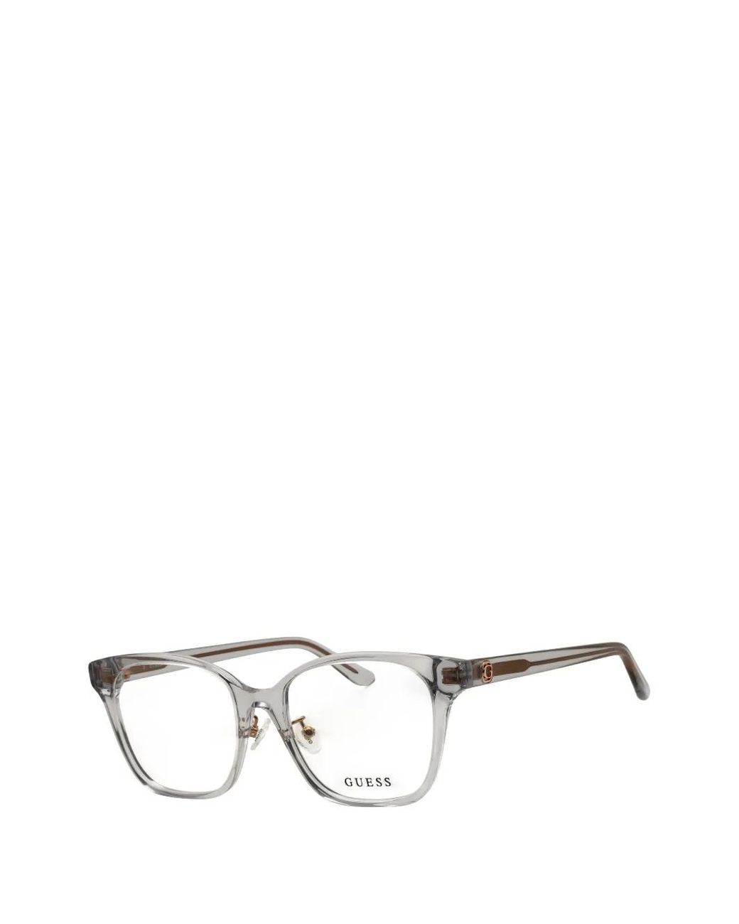 GUESS EYEWEAR White Rectangle-Frame Glasses