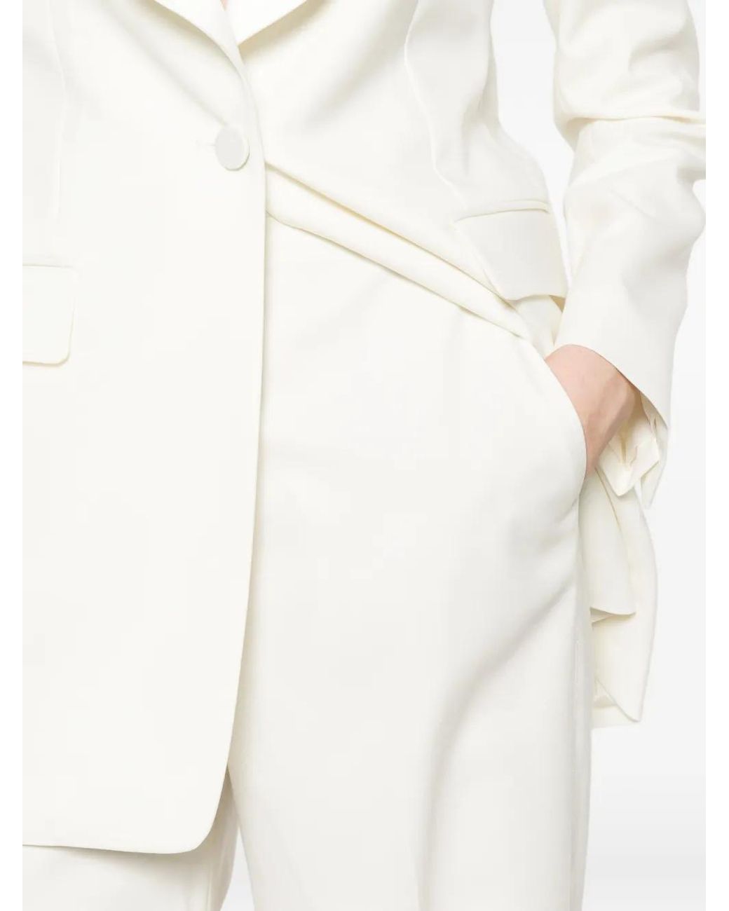 Tagliatore White Anzug mit Schalkragen