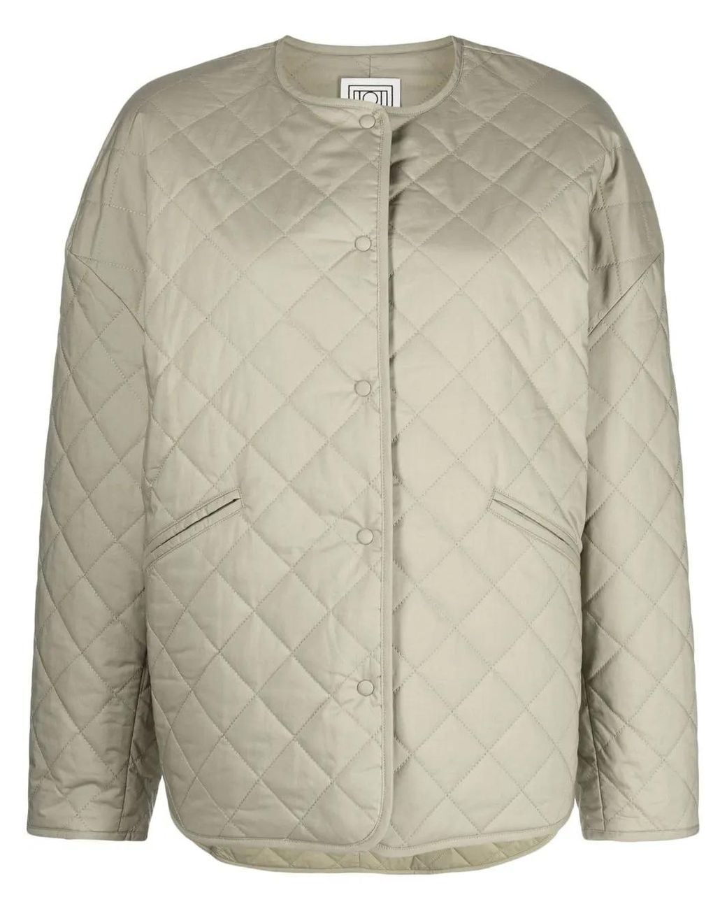 Totême Natural Oversized Quilted Jacket