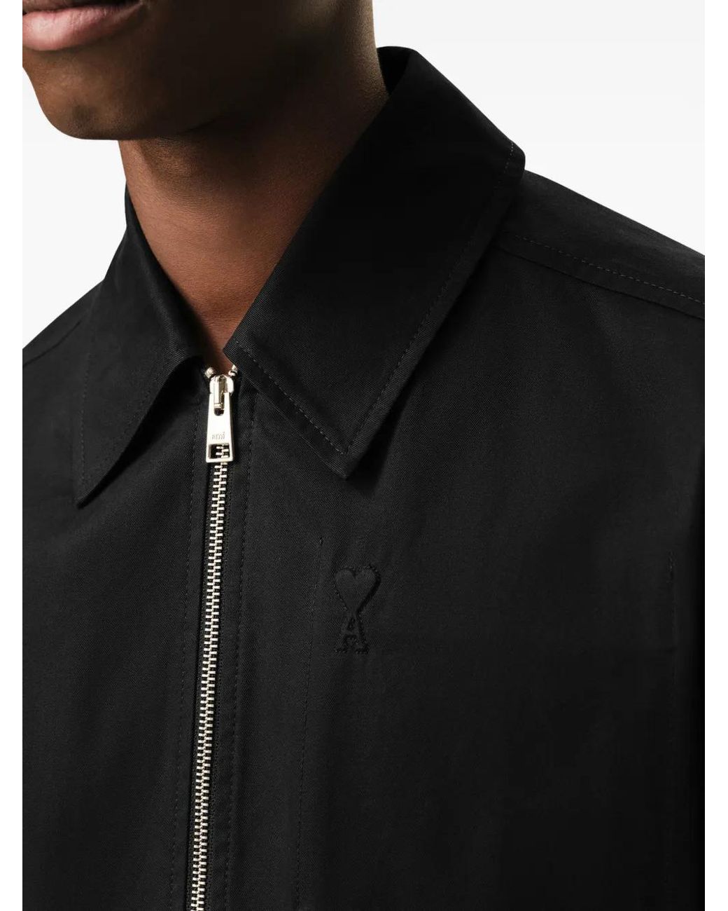 Chaqueta Ami De Coeur Con Cremallera AMI de hombre de color Black