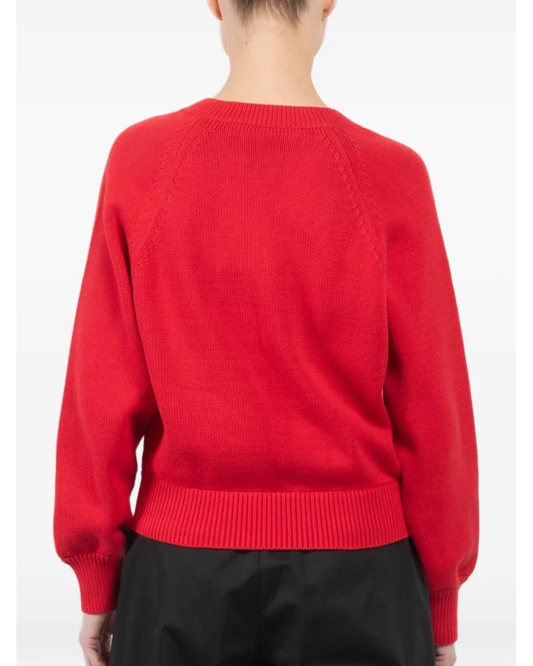 Pull À Col V High Sport en coloris Red