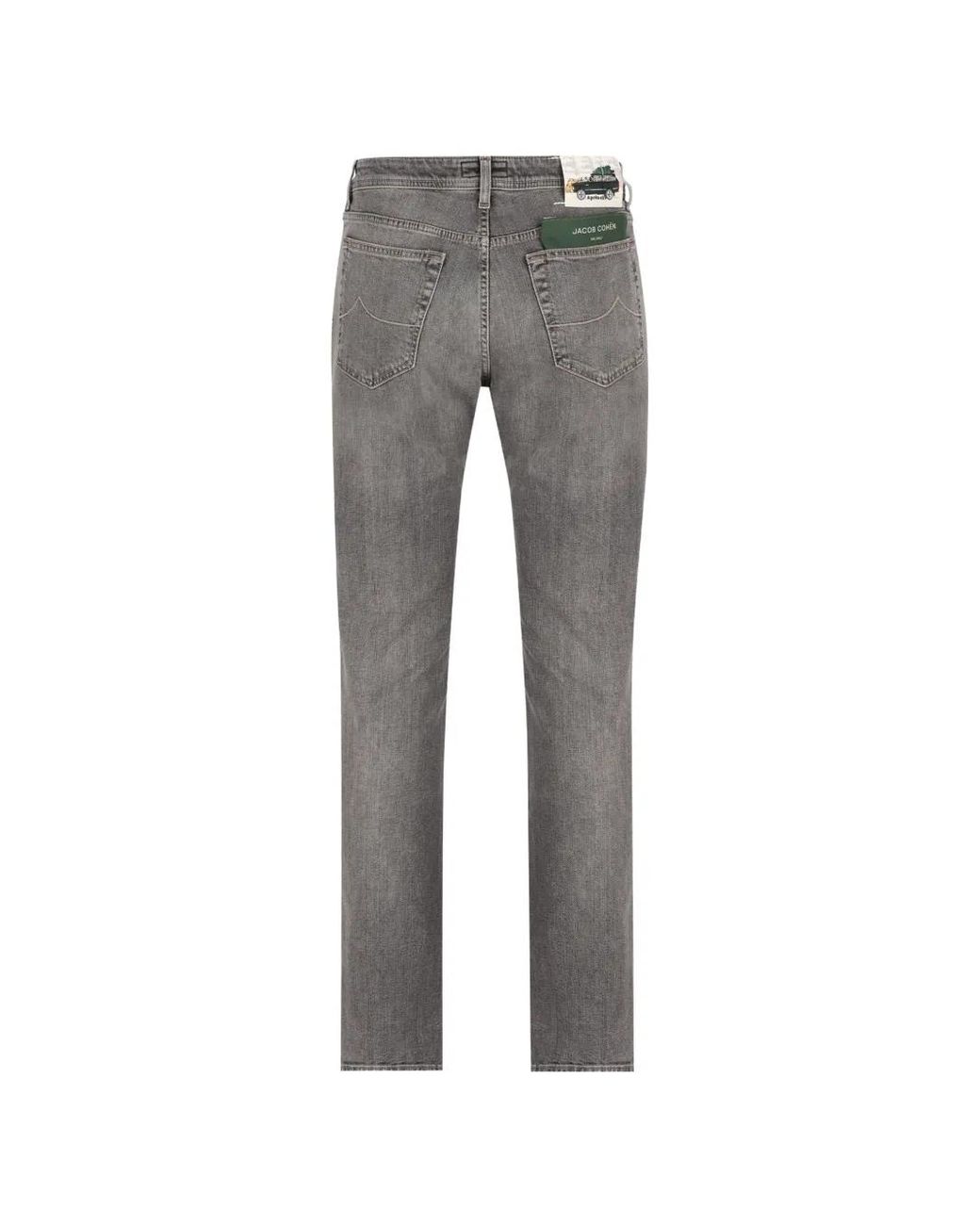 Jacob Cohen Gray Jean Après-Ski À Patch Logo for men