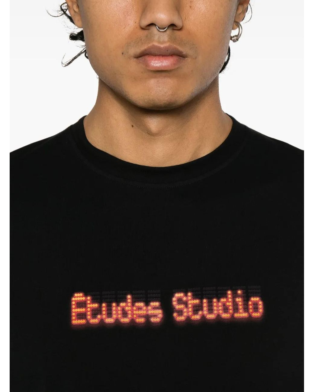 Etudes Studio Black Time Code T-Shirt
