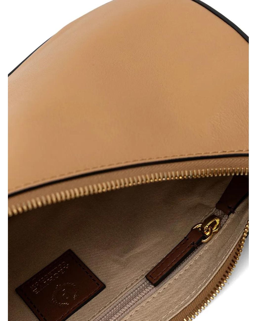 Pollini Natural Sac À Main À Logo Embossé