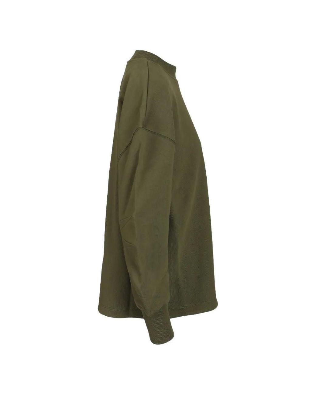 The Attico Green Sweat À Logo Brodé