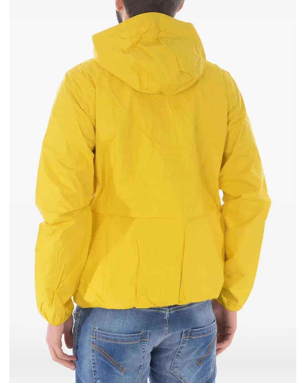 Chaqueta Con Cremallera Y Capucha K-Way de hombre de color Yellow