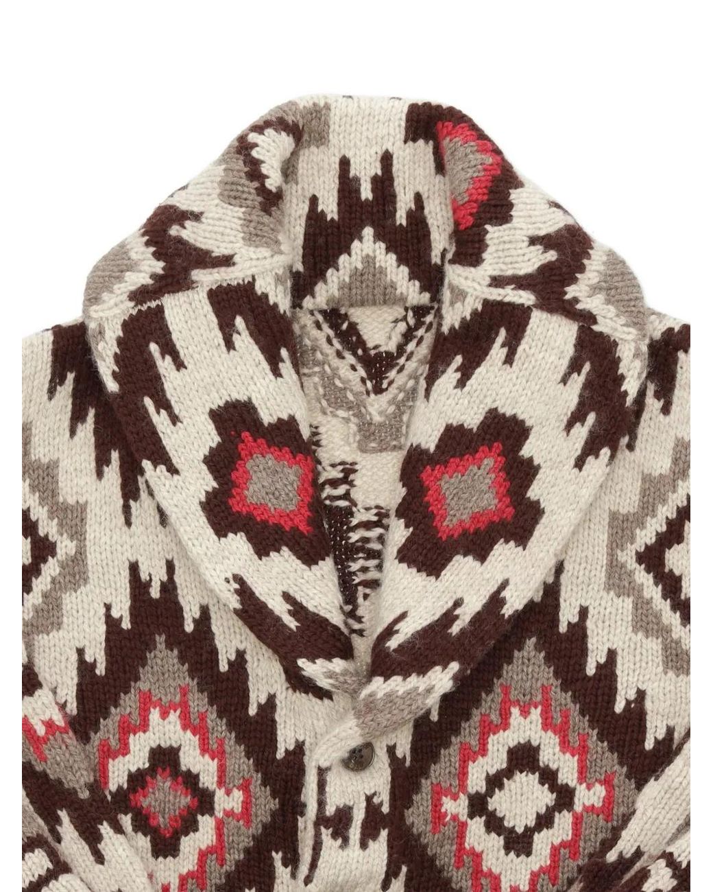 Fortela Natural Walter Patterned Cardigan for men