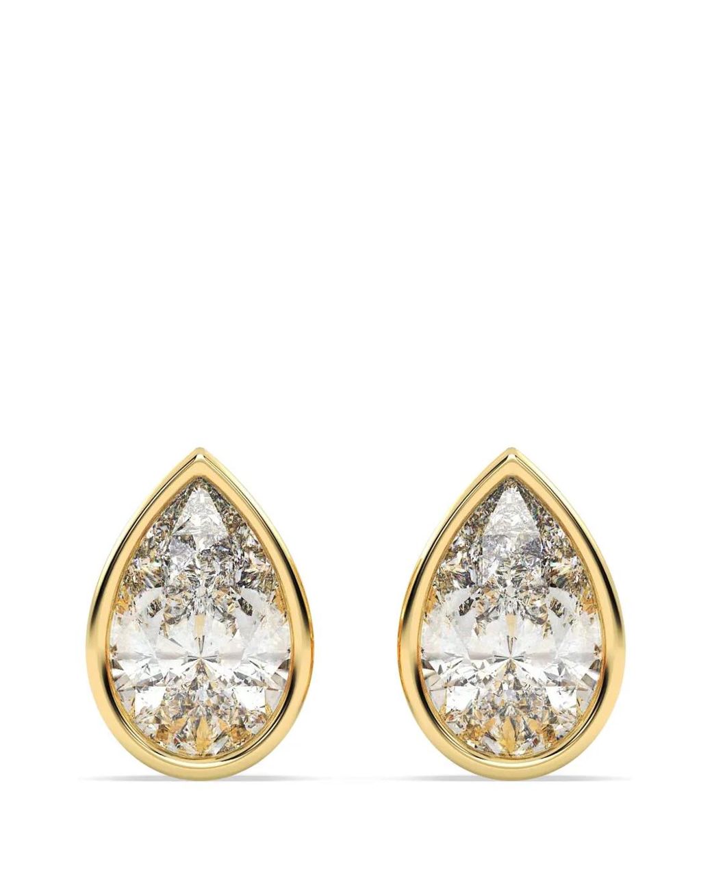 Diamond Essentials Natural Lab-Grown Diamond Solitaire Earrings