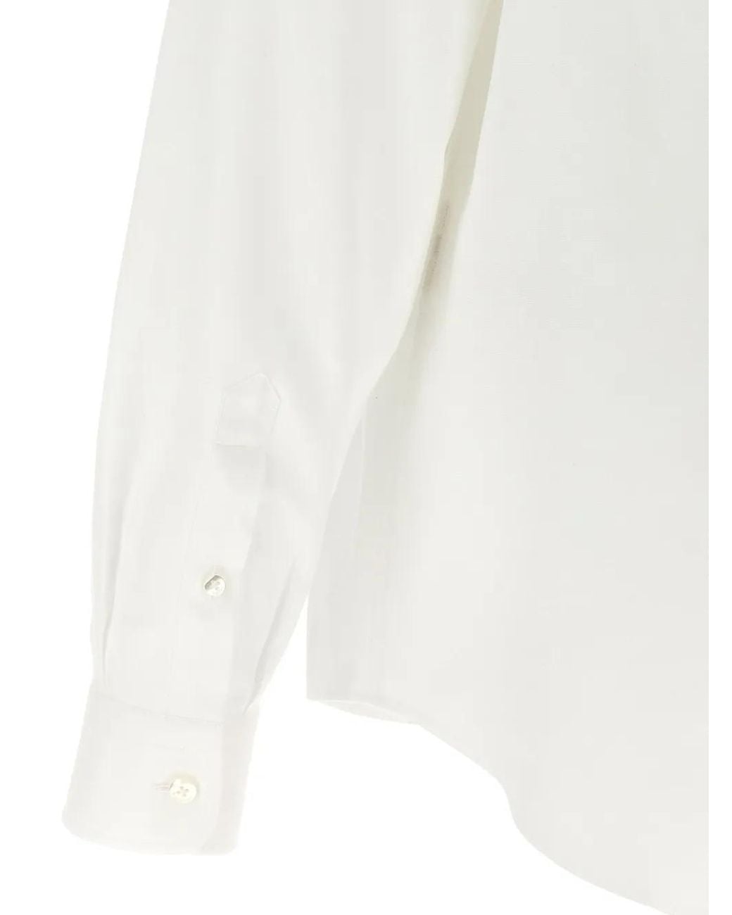 Fendi White Crest Shirt for men