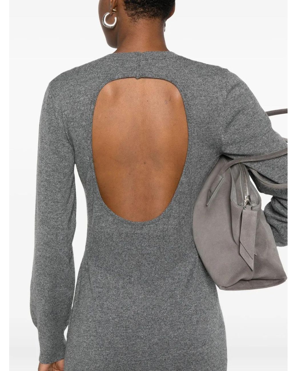Knitted Dresses Givenchy de color Gray