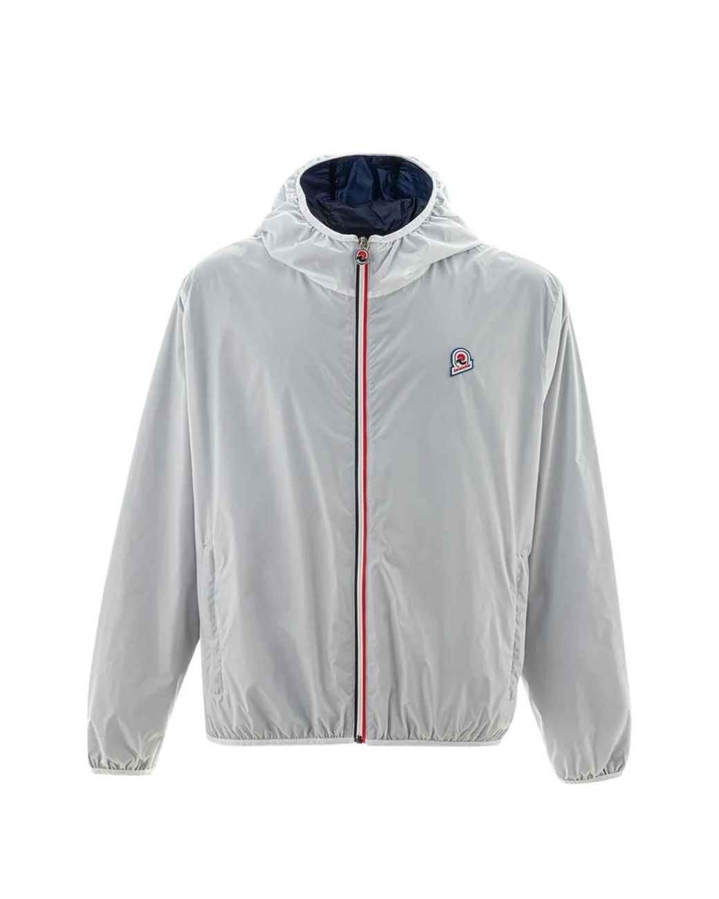 INVICTA WATCH Gray Logo-Patch Hooded Jacket for men