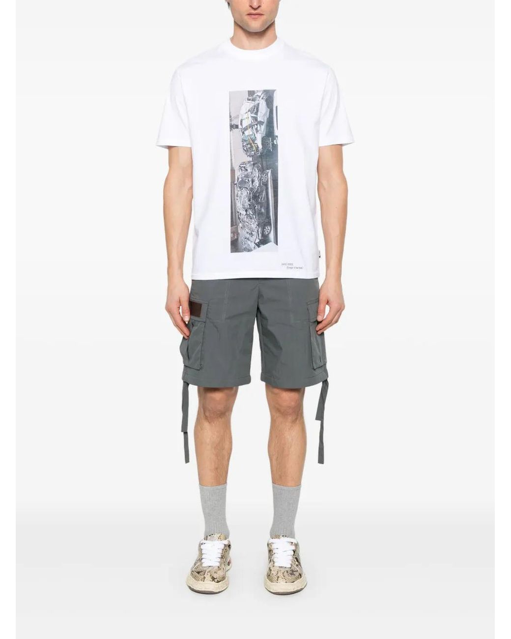 Carrera Gray Ripstop Cargo Shorts