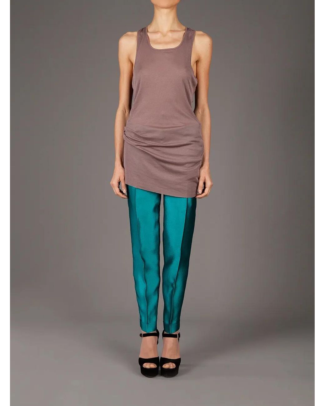 Haider Ackermann Blue Tapered Leg