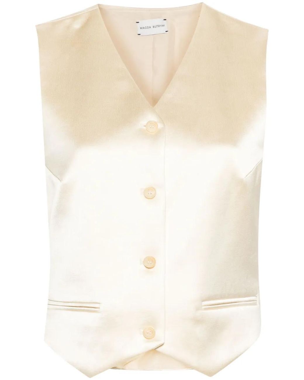 Magda Butrym Natural Silk Waistcoat