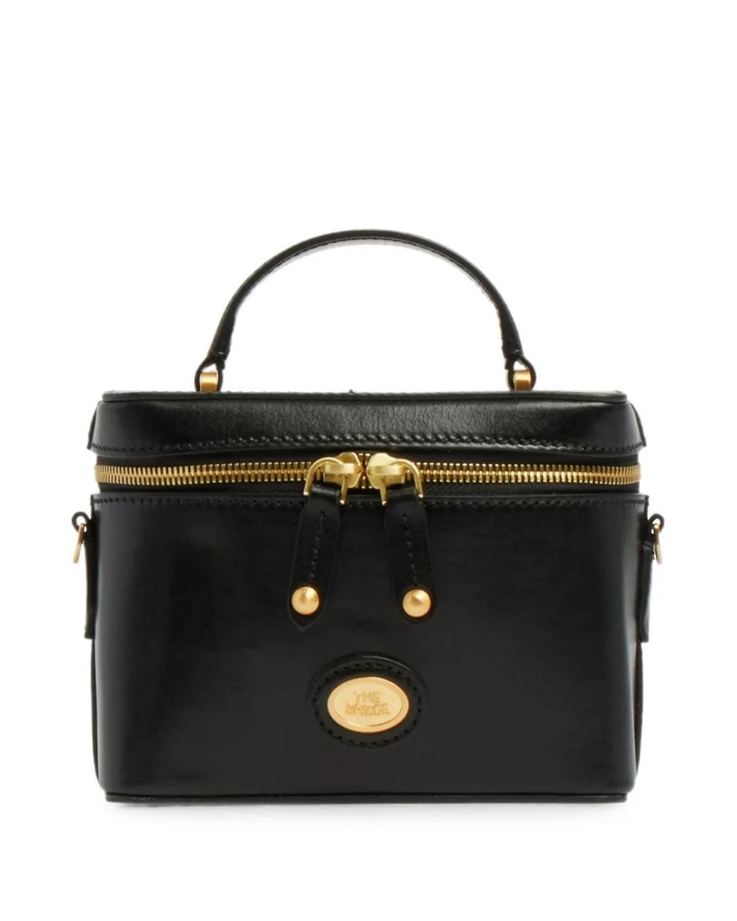 The Bridge Black Leather Mini Bag