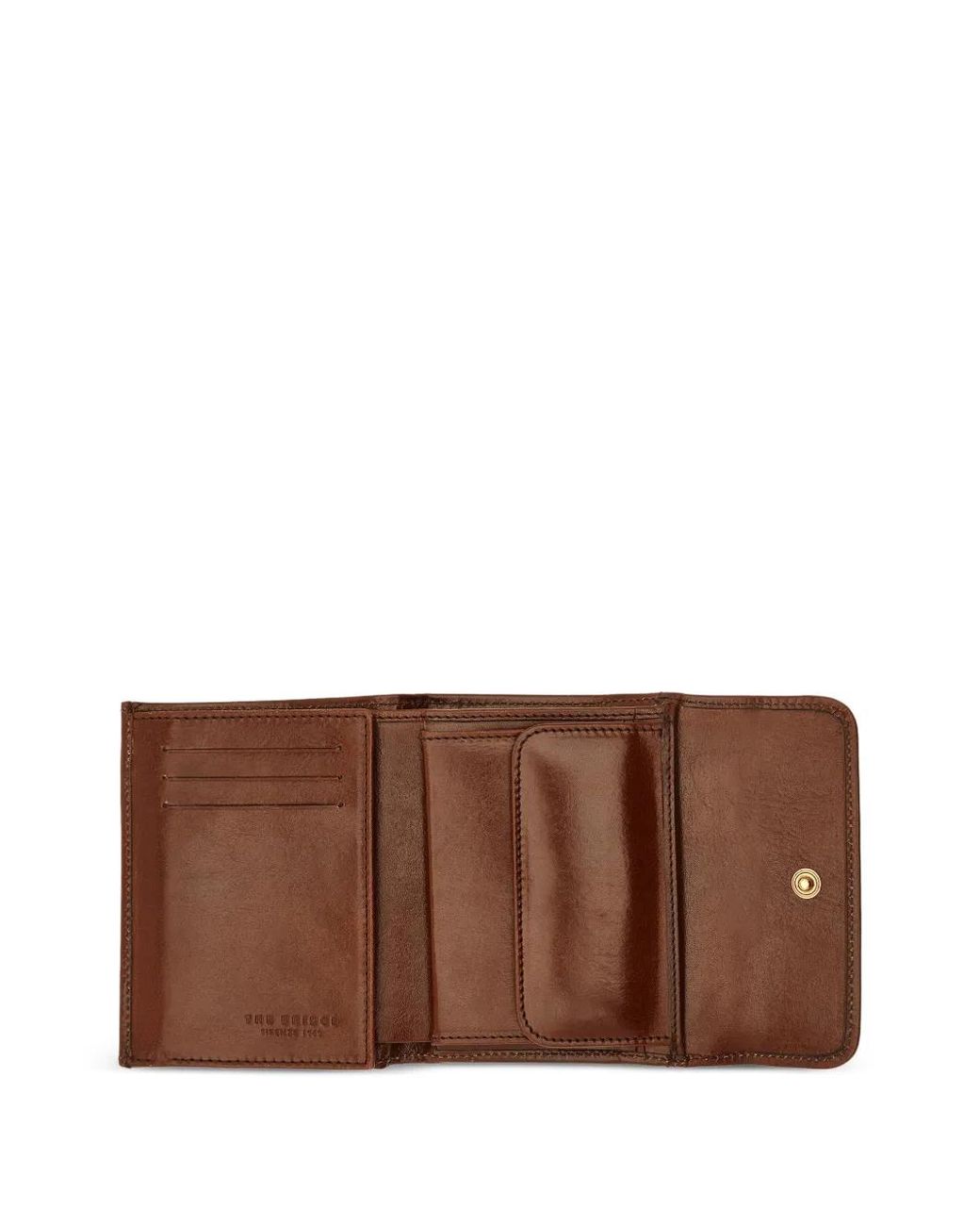 The Bridge Brown Logo-Embossed Leather Wallet