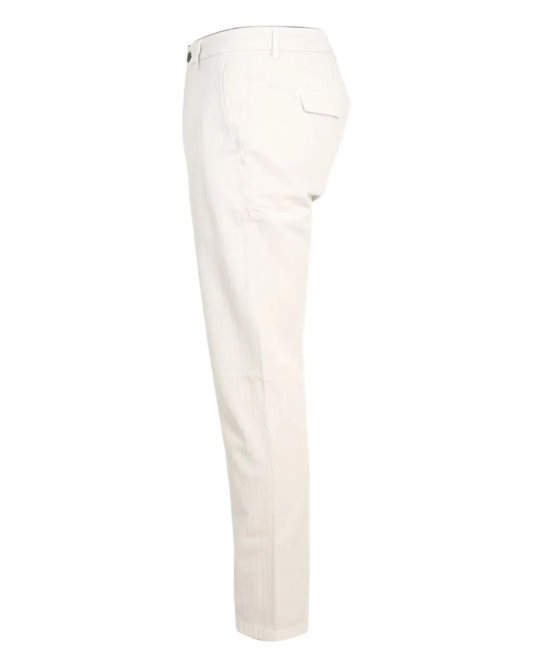 Department 5 Natural Button-Fastening Trousers for men