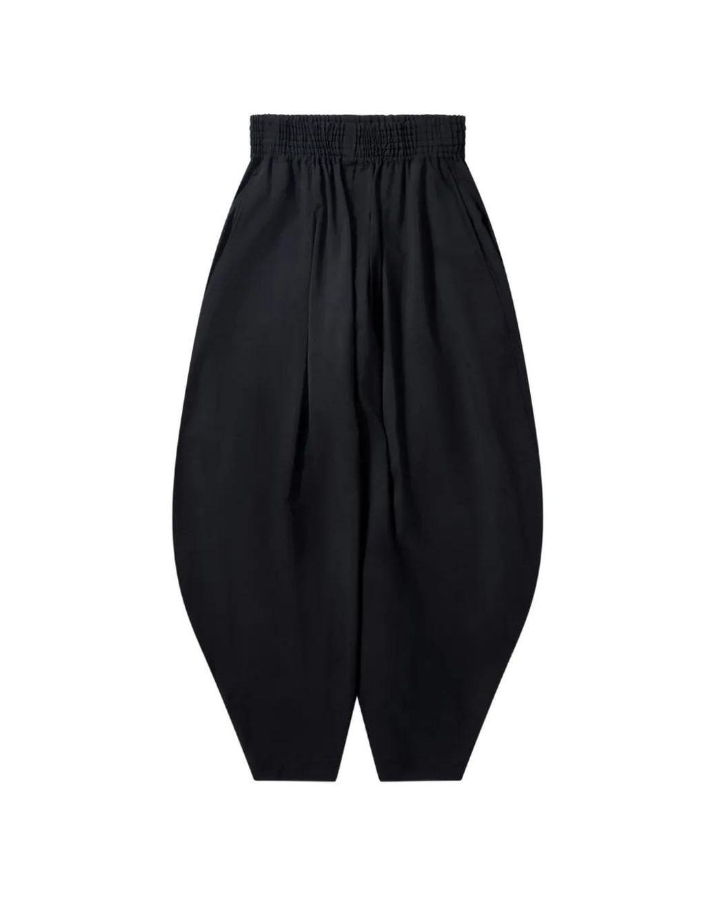 COMME DES GARÇON BLACK Blue Elasticated Balloon-Leg Trousers