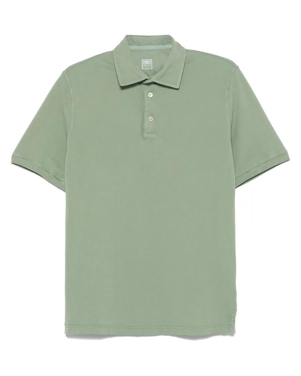 Fedeli Green North Polo Shirt for men